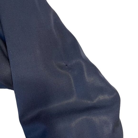 Vintage 1990s Karl Lagerfeld Sample Sale Blue Peplum Jacket - Picture 6 of 14